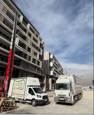 Nakliyat araçlarımızla sahadayız