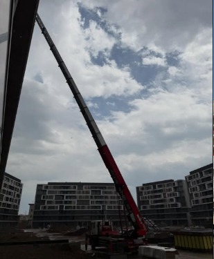 Asansörlü taşıma - vinç ile yükleme
